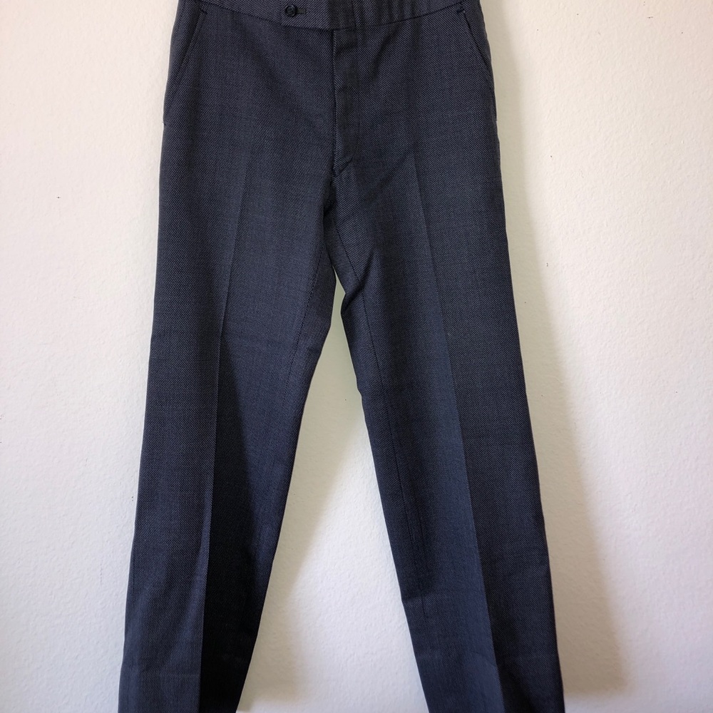 vintage dark blue trouser trendy work pants